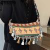 Large Capacity Bag Tassel Fashion Bag Women's Ethnic New Tote Crossbody Bag Single Shoulder Bag Women