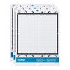 Support adhésif - BROTHER - Scan'n'Cut SDX - 30,5 x 30,5 cm - 3 pcs - Faible adhérence