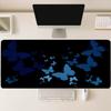 Glowing Blue Butterfly Fantasy Mouse Pad Smooth Thick Rubber Keyboard Desk Mat For Gaming Laptop Computer Desktop Peripherals