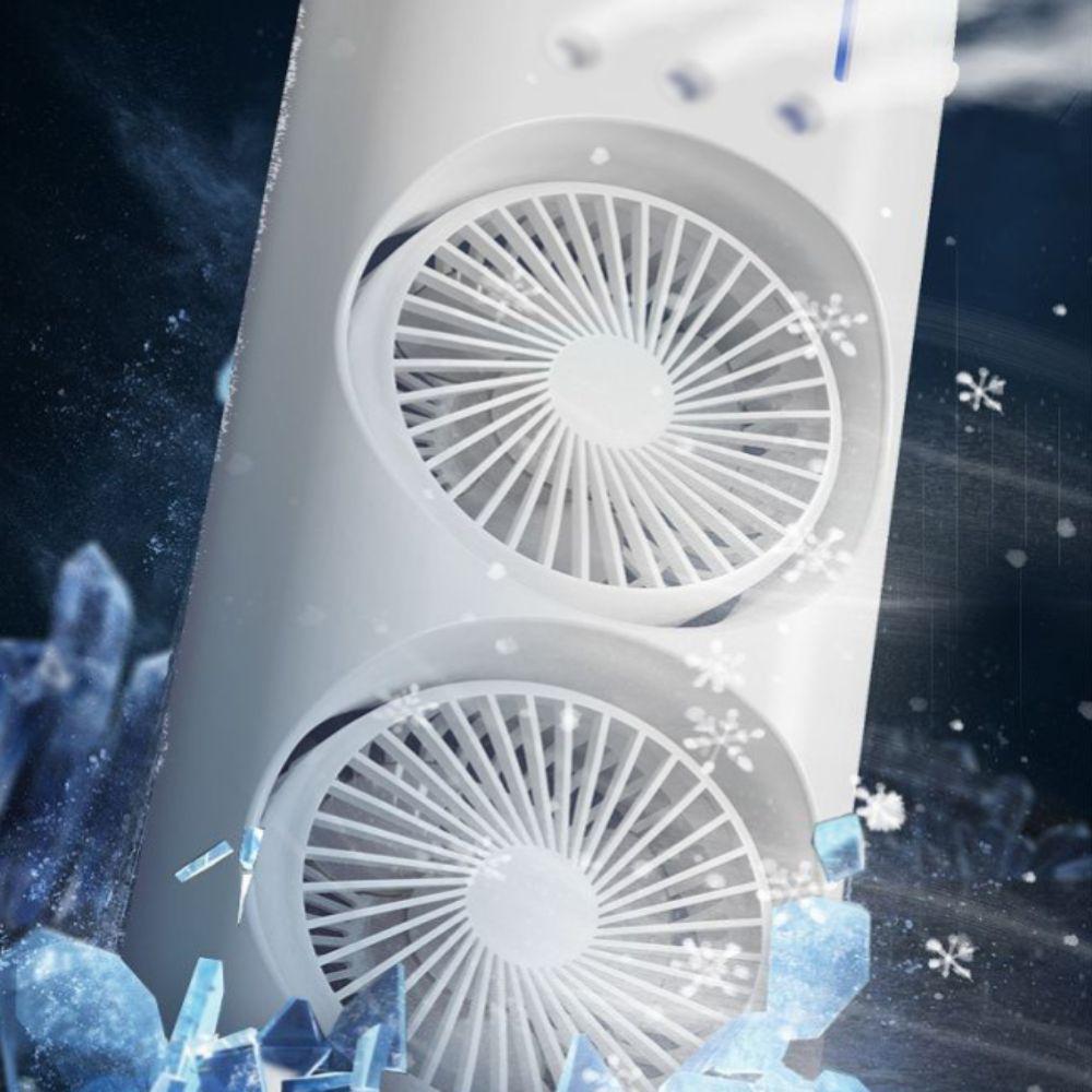 3 In 1 Air Conditioner Portable Humidifier Household LED Night Light Home