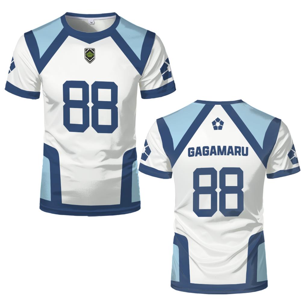 Японский аниме Blue Lock Сезон 2 Новая футболка с круглым вырезом Женская спортивная футболка с коротким рукавом Детская повседневная футболка с коротким рукавом