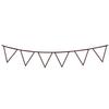 Wooden Stamp - Simple Pennants 7.2 X 3.2 Cm