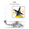 935Pcs Modern Military Series High-tech Navy Armed Gunship Building Blocks AVIC Aircraft Z-20 Bricks Toys Kid Children Gift
