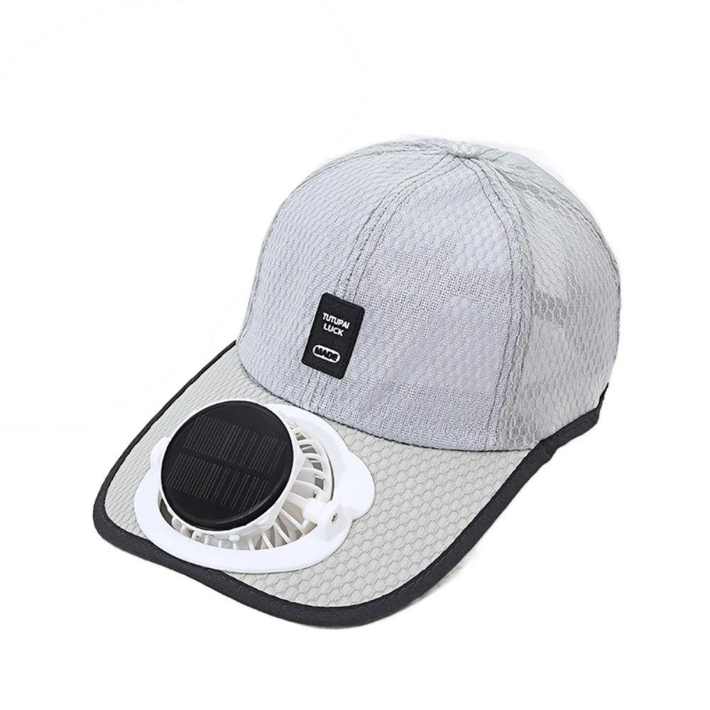 Сетчатая бейсболка, дышащая рыболовная шапка, кепка с язычком, солнечная зарядка, кепка-фанат унисекс