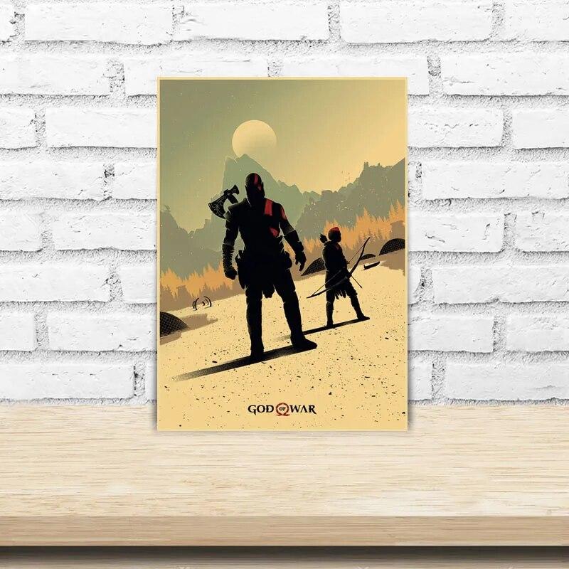 Современное украшение для дома, живопись, HD принты, постеры с видеоиграми, крафт-бумага, винтажный плакат, настенная наклейка, декор для комнаты, бара, кафе