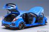 AUTOart Honda Civic Type R 2021 Racing Blue Pearl Finished Product 1/18 (FK8)