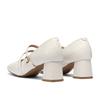 Senda Mary Jane Shoes Women's 26 Spring New Shopping Mall Same Style Coarse High Heel Shallow Mouth Single Shoes XZS01AQ6