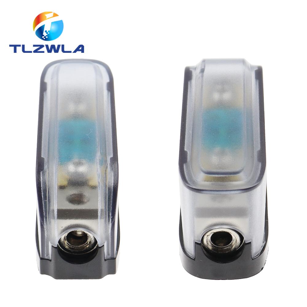 1Set Car Audio Auto Mini ANL AFS Car Fuse Holder Block with Fuse 20A 30A 40A 50A 60A 80A 100A 150A 200 MINI ANL 32V Good Quality Fuse Holders1