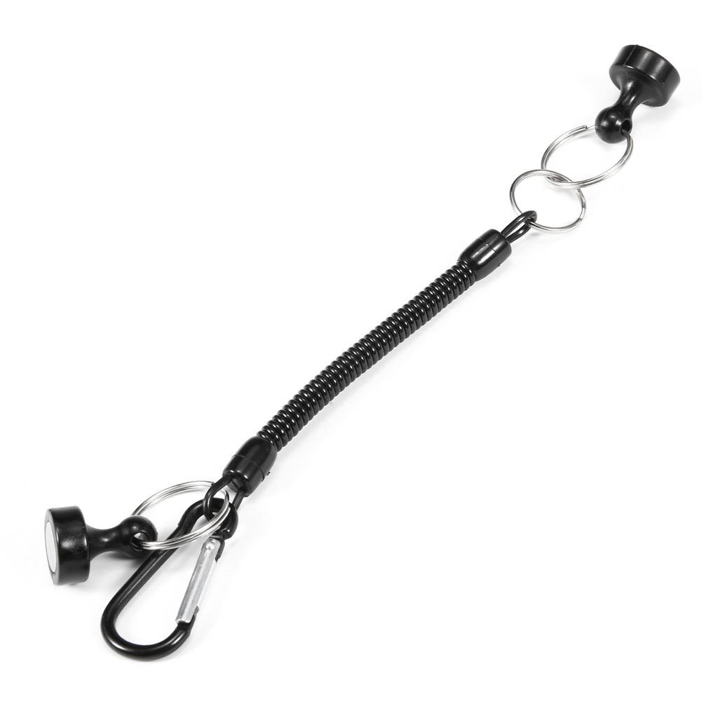 Lixada 6 шт. магнитный держатель с катушкой, шнурком, карабином, магнитной сеткой для мух