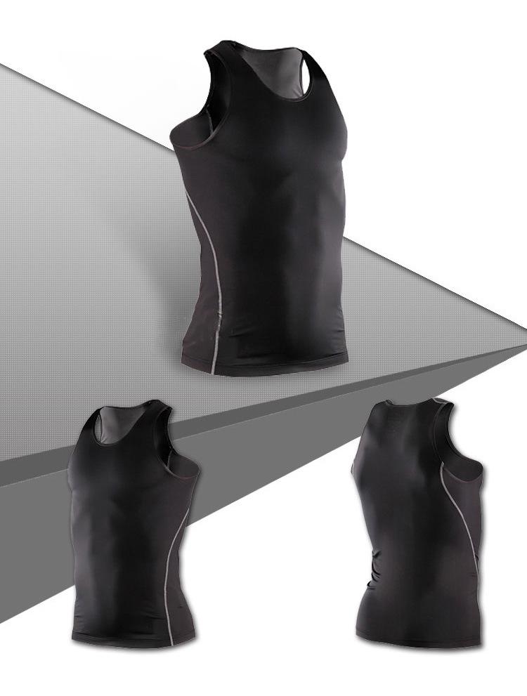 Мужские быстросохнущие спортивные леггинсы-жилет для баскетбола, бега и летнего фитнеса