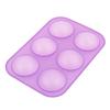 Силиконовые формы для мыла и шоколада, инструмент для выпечки тортов, круглая форма, 6 отверстий