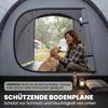 Camping Tent, Pop-Up Tent for 2 People, Vestibule & Sleeping Area, Waterproof, 426 x 206 x 154 cm, Gray
