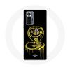 Case for Xiaomi Redmi Note 10 Pro Cobra Kai Logo Yellow Black Background Poster Series