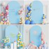 Round Arch Stand Covers Polyester Ceremony Banquet Decoration Wedding Arch Cover
