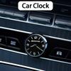 LJX1  Car Decoration Quartz Luminous Clock Watch For Mercedes benz AMG GLA CLA GLC GLE GLB GLK CLS A B C E S Class E300 C200 C260 C180