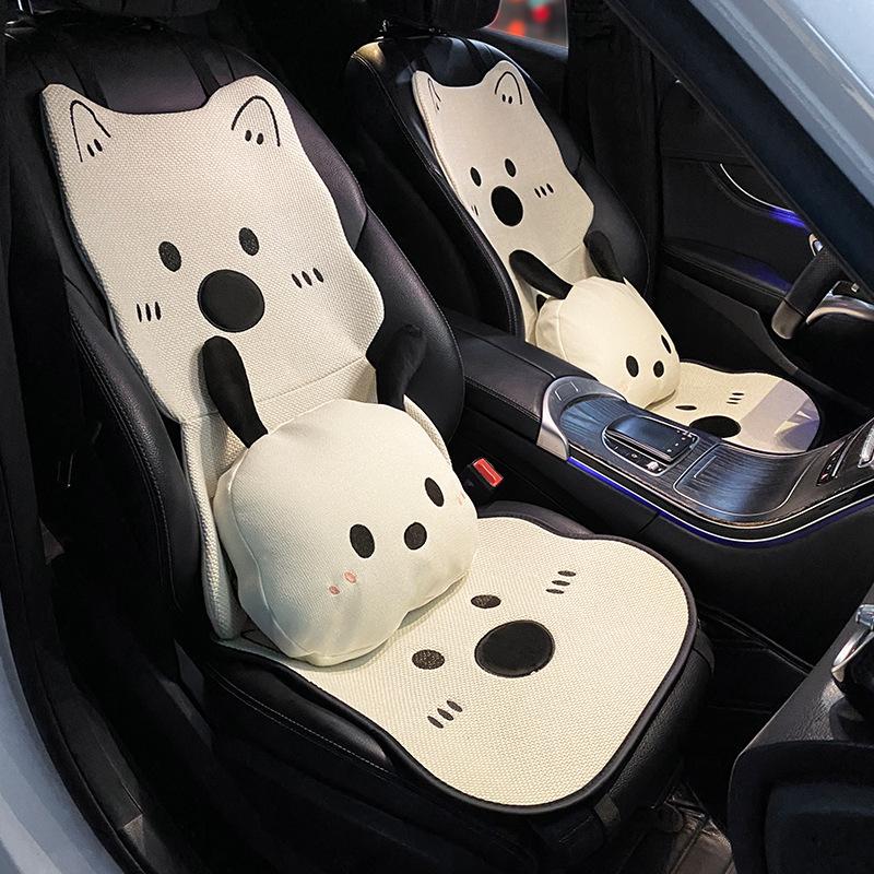Car Seats Cushion Cute Comfortable Wear-resistant Car Rear Seat Cover Summer Cooling Seat