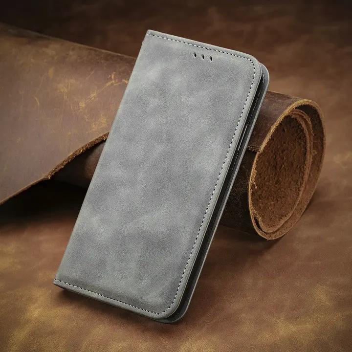 Strong Magnetic Leather Case For Motorola Moto G85 G75 G15 G05 G55 G54 G84 Edge 50 Neo 40 Pro Wallet Cards Solt Flip Book Cover
