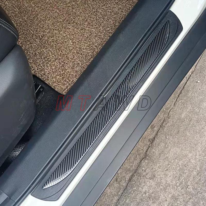 Для Nissan Rogue 2014- 2024 2025 Аксессуар Нержавеющая сталь Накладка на порог автомобиля Защитная накладка на порог Защита входа Декоративная накладка Стиль