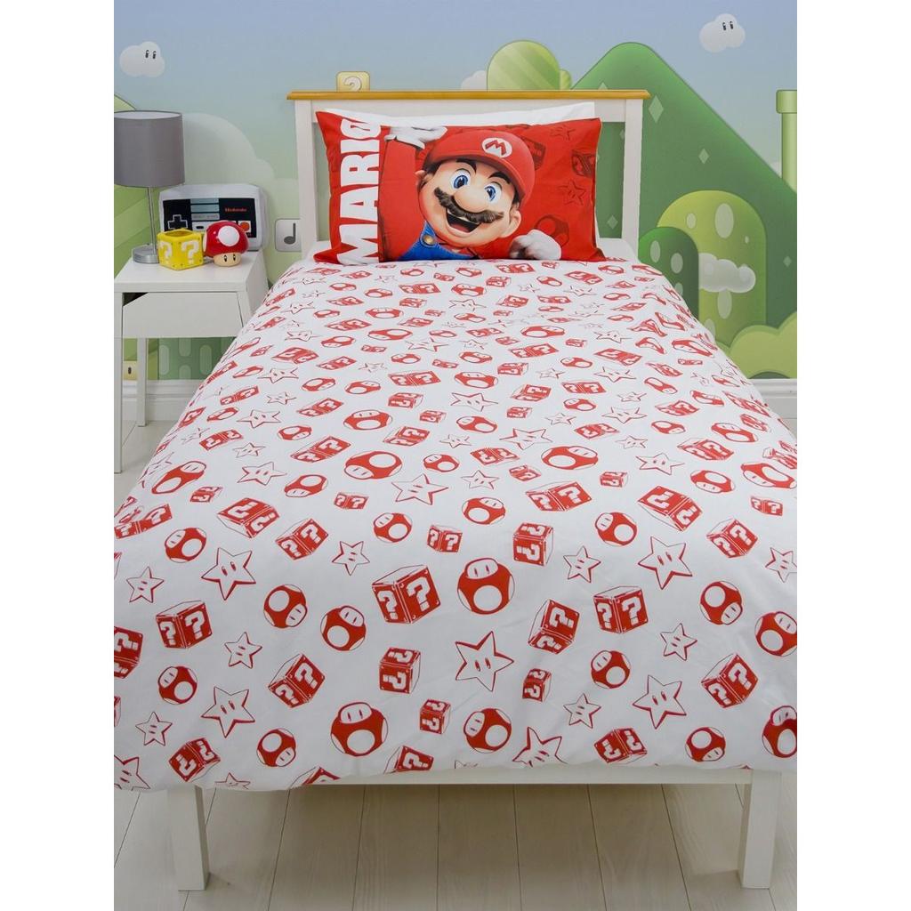 Двусторонний комплект пододеяльников Super Mario Bros Jump
