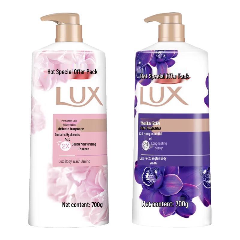 LUX Moisturizing Shower Gel Duo