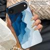 Чернильная пейзажная живопись Для iPhone 11 Pro 12 13 mini 14 15 Pro Max 16 E 17 Air XS Max XR 8 7 Plus SE 5 6 Черный стеклянный чехол для телефона