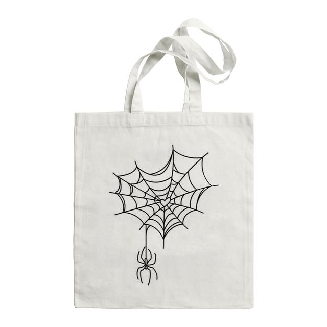 Черная готическая аниме холщовая сумка с принтом черепа и костей, повседневная сумка Ulzzang большой емкости Kawaii, женская сумка на плечо в стиле панк, хип-хоп, сумка-шоппер