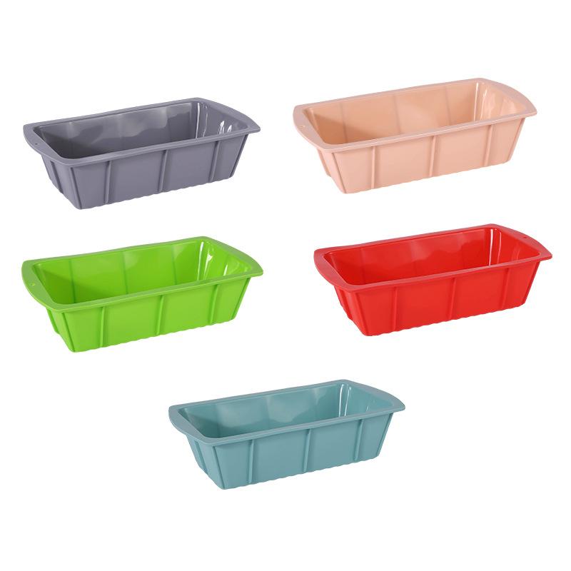Rectangular Silicone Cake Mold High-temperature-resistant and Easy-to-mold Kitchen Baking Oven Baking Tray Silicone Toast Mold