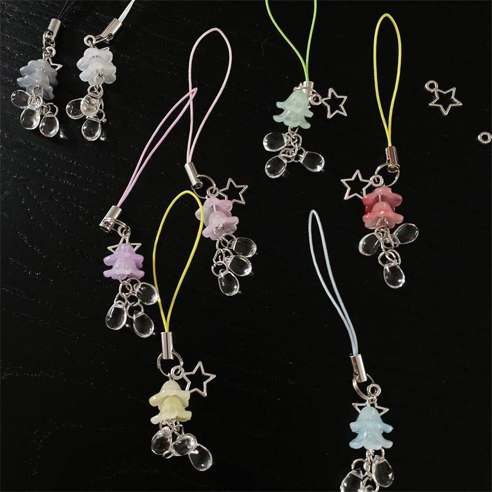 Телефонный шнурок Звезда Медуза Подвеска Phonestraps Телефонная цепочка Ремешок Y2k Телефон Подвеска Автомобильный держатель для ключей