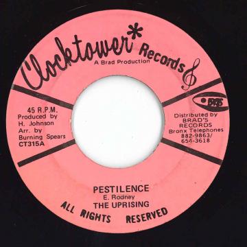 7-дюймовая пластинка UPRISING / TOWER ALL STARS - Pestilence / Good Version CT315 Clocktower US 1975 US Регги, Ска и Даб