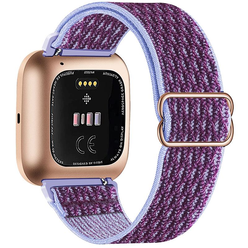 1 шт. для Fitbit Versa ремешок для часов пряжка эластичный ремешок для часов браслет нейлоновый спортивный ремешок мягкий регулируемый