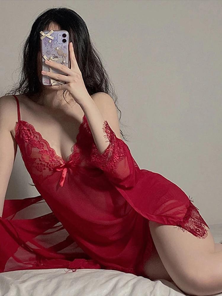 Новое сексуальное кружевное нижнее белье Женский прозрачный комбинезон с открытой промежностью Ночная одежда для секса Слинг Халтер Без спины Тедди Боди Костюм