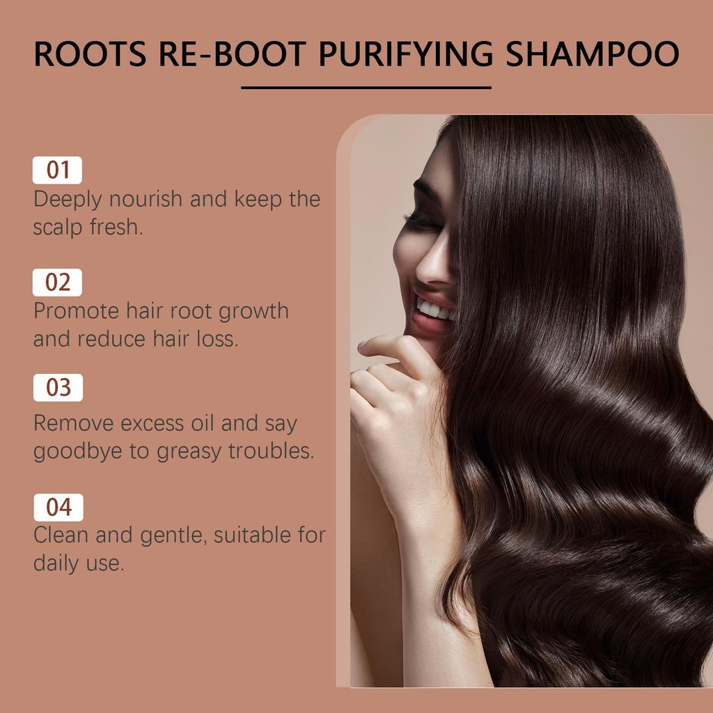 Освежающий шампунь против выпадения волос Шампунь для корней волос улучшает здоровье кожи головы Успокаивает кожу головы Легкий и нежирный Глубоко питает