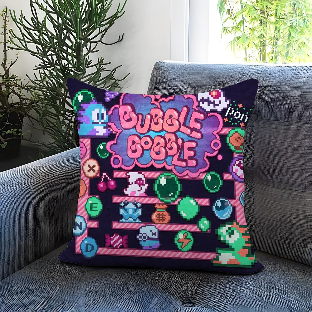Аниме B-Bubble B-Bobble Наволочка Удобная Двусторонняя Наволочка Идеально для Автомобиля Дивана Спальни и Многого Другого