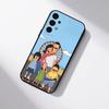 Аниме B-Bobs B-Burgers Противоударный чехол для телефона Samsung S25,S24,S21,S22,S23,S30,Ultra,S20,Plus,Fe,Lite,5G Черный чехол