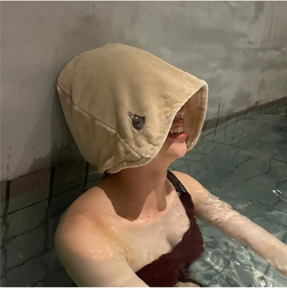 Relaxing Meditation Sauna Hat (Made In Imabari) Sauna Black, Made In Japan, Super Sento, Hot Spring, Public Bath, Ganbanyoku Sauna, GORELAX