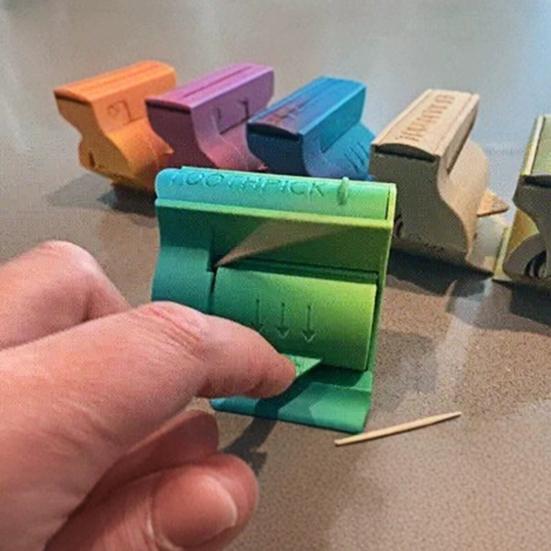 Диспенсер для зубочисток Yousheng, напечатанный на 3D-принтере, с выдвижной крышкой, держатель для зубочисток, портативный, для домашнего офиса, ресторана, настольный органайзер для зубочисток, контейнер