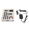 4 Channel Mixer Multifunction 48V Power Stereo Recording 4 Channel Mixing Console 100‑240VUS Plug