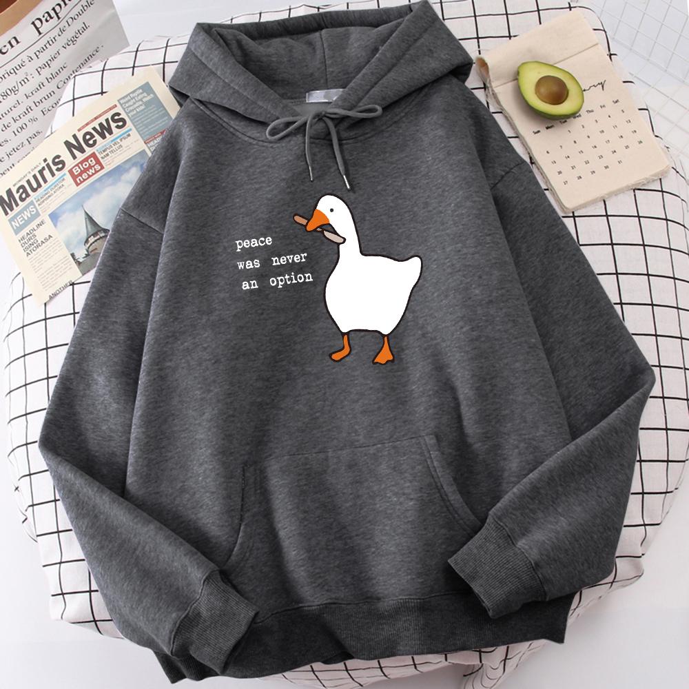 Толстовки с принтом «Мир никогда не был вариантом», забавная толстовка с капюшоном, новинка, топы большого размера, шляпа в стиле Харадзюку, толстовка с веревкой
