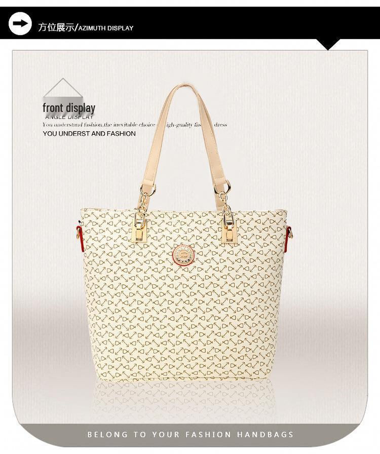 Женский модный набор 2025 года с узором «стрела»: сумка-тоут и сумка через плечо для мамы и ребенка – 6 предметов