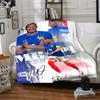 Mbappe's French Football Glory Blanket Ultra-Soft Suitable for Couch Livingroom Sofa Four Seasons Universal Stylish Decor