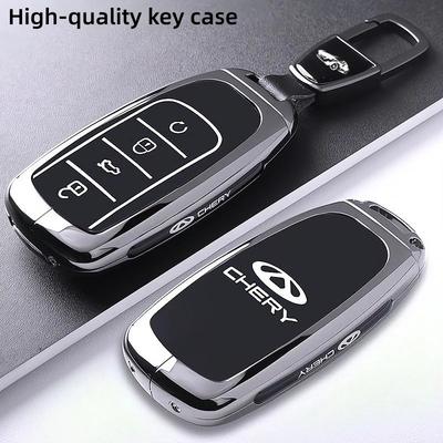 Ключница из цинкового сплава для Chery Jaecoo J7 7 J8 Omoda 5 C5 Tiggo 8 Arrizo 6 8 Pro Чехол-ракушка для брелока Держатель Брелок Автоаксессуары