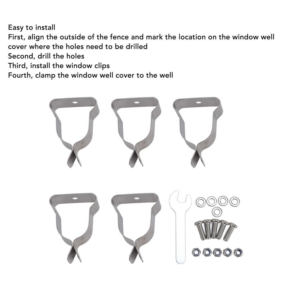 Крышка приямка пружинный зажим сверхпрочная холоднокатаная сталь оцинкованная комплект фурнитуры для крышки приямка