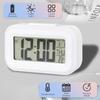 12/24h LED Digital Display Alarm Clock Home Office Bedside Power Multifunction Snooze Temperature Night Light Date Alarm Clock