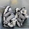2024 New Ghost Face Bread Shoes Casual Hundred Women's Thick Bottom Sports Student Shoes