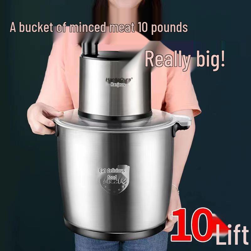 High-Power Multi-Functional Meat Grinder & Food Processor - Dough, Chili, Garlic, Ginger, Meat Paste