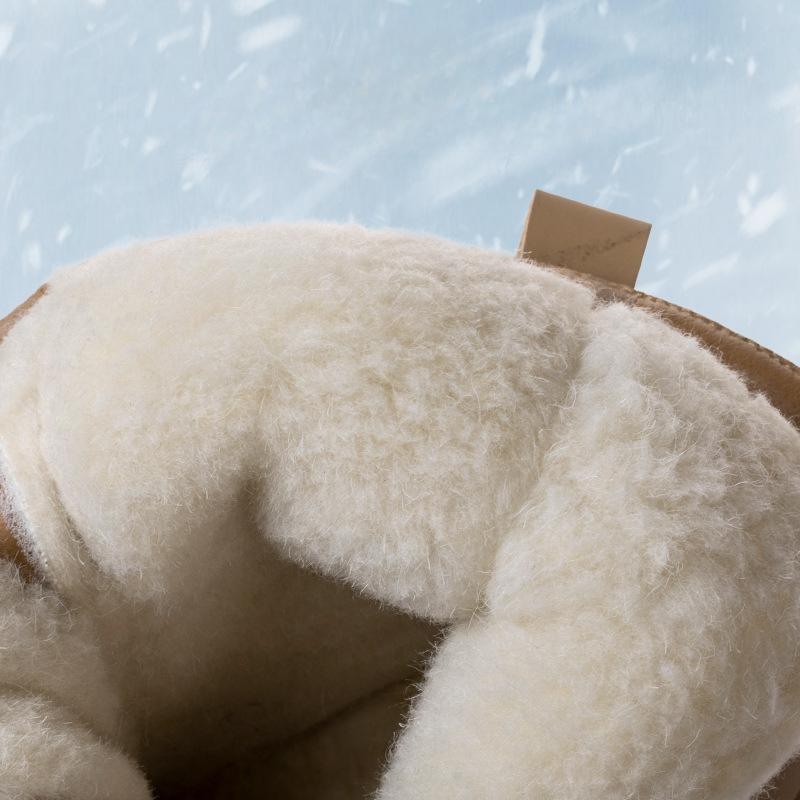 Женские зимние теплые ботинки для снега, нескользящие, водонепроницаемые, до середины голени, ботинки для женщин, меховая подкладка, походные ботинки для ходьбы, с застежкой-молнией