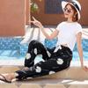 Women's Summer Cotton Silk Anti-Mosquito Loose Beach Bloomers Pajama Pants