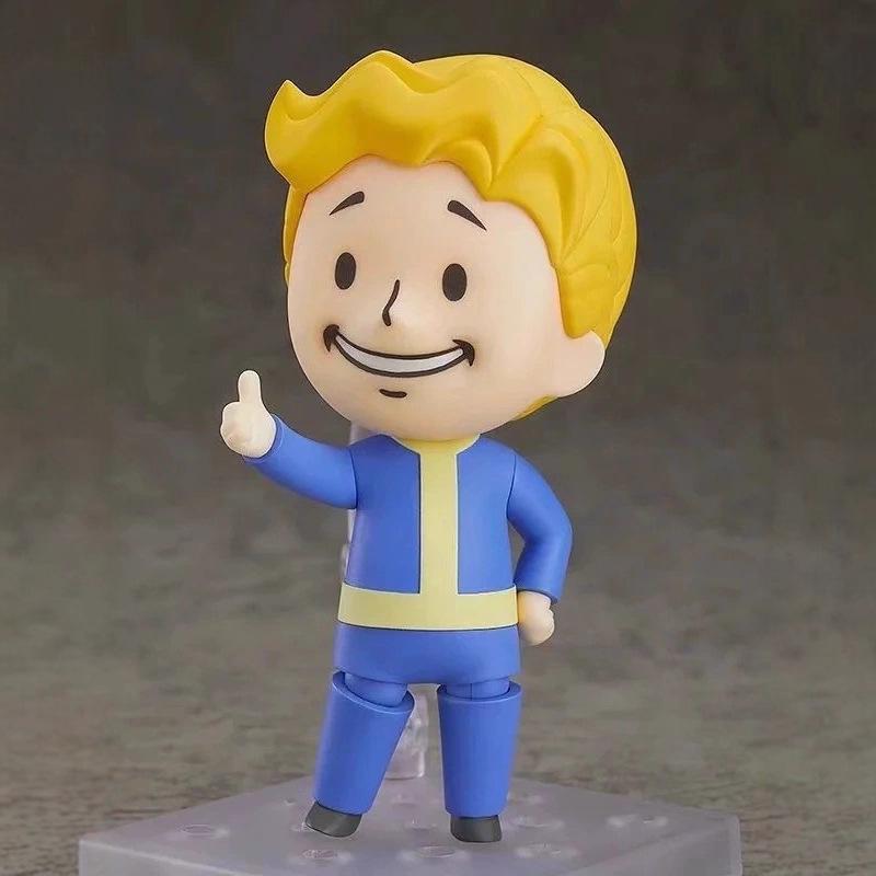 Anime Figure #1209 - Vault Boy Action Model, Swappable Faces Movable Joints Collectible
