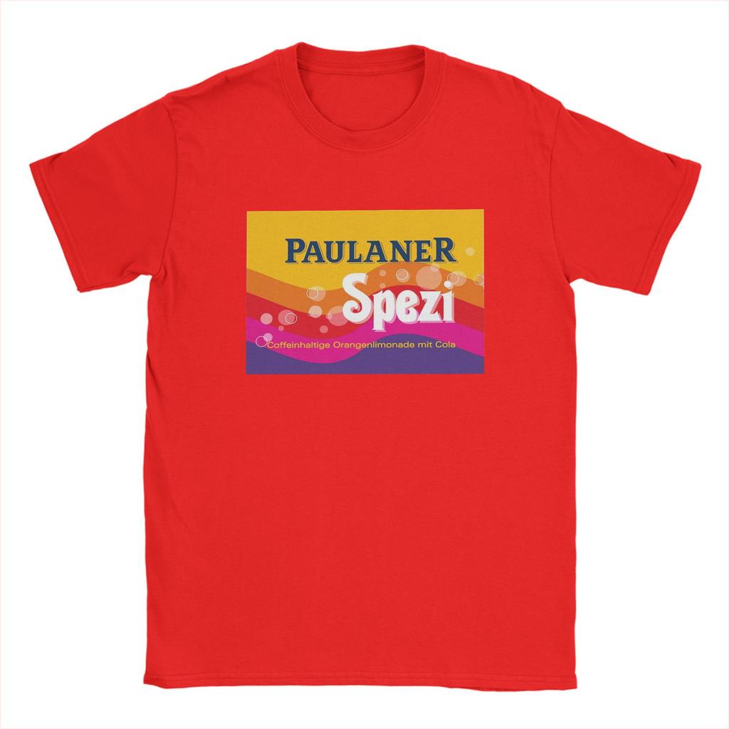 Повседневная летняя футболка Paulaner Spezi Хип-хоп футболки Чистый хлопок Футболка для мужчин Y2K Ретро Индивидуальная печать DIY Топы с коротким рукавом