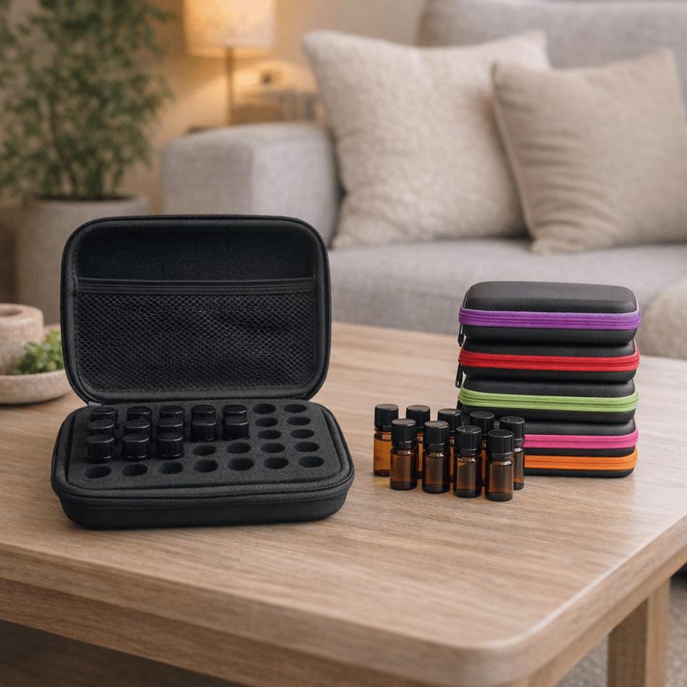 Кейс для эфирных масел 3 мл, большой вместимости, Защитный чехол для инсулиновых флаконов, Органайзер для хранения масел, Дорожный